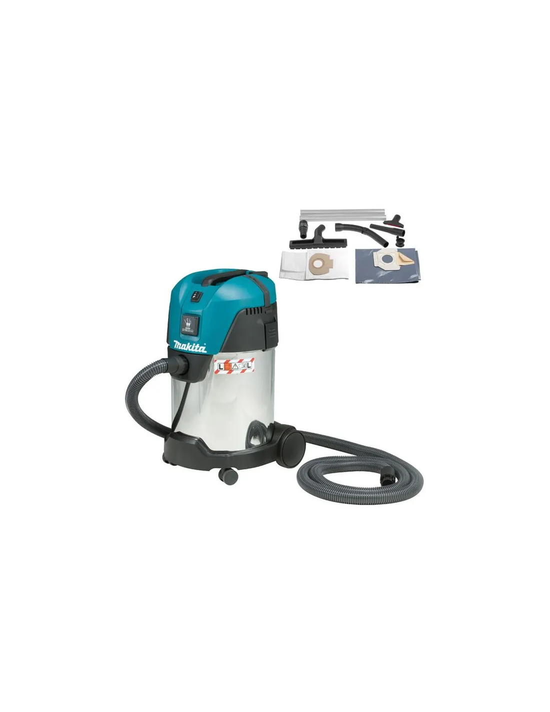ASPIRATEUR L 1000W 35L INOX MAKITA VC3011L