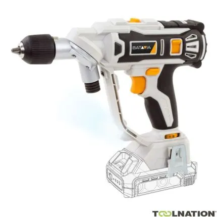 Batavia 7063778 Perceuse MaxxPack Twin Drill 18V sans batterie ni chargeur