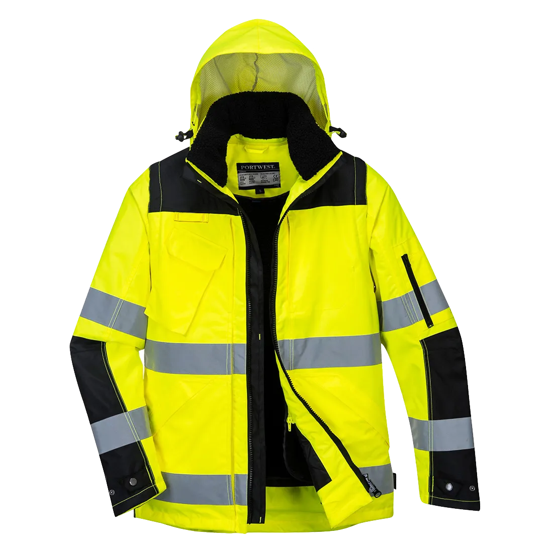 BLOUSON 3-EN-1 PRO HI-VIS JAUNE NOIR