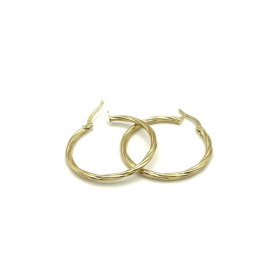 Boucles d'oreilles en or jaune 18 carats Gold House De Patto OR8