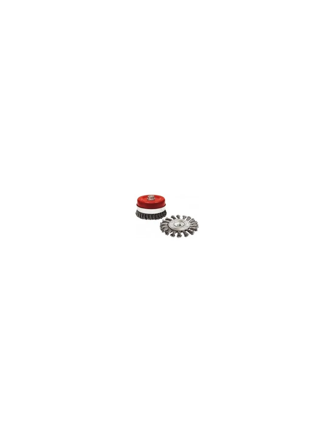Brosse metal plat.torsadee 115mm0402-631 151-