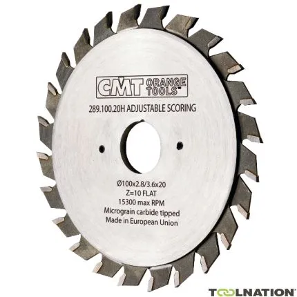 CMT 289.120.24K Lame inciseuse réglable 120 x 22 x 12T