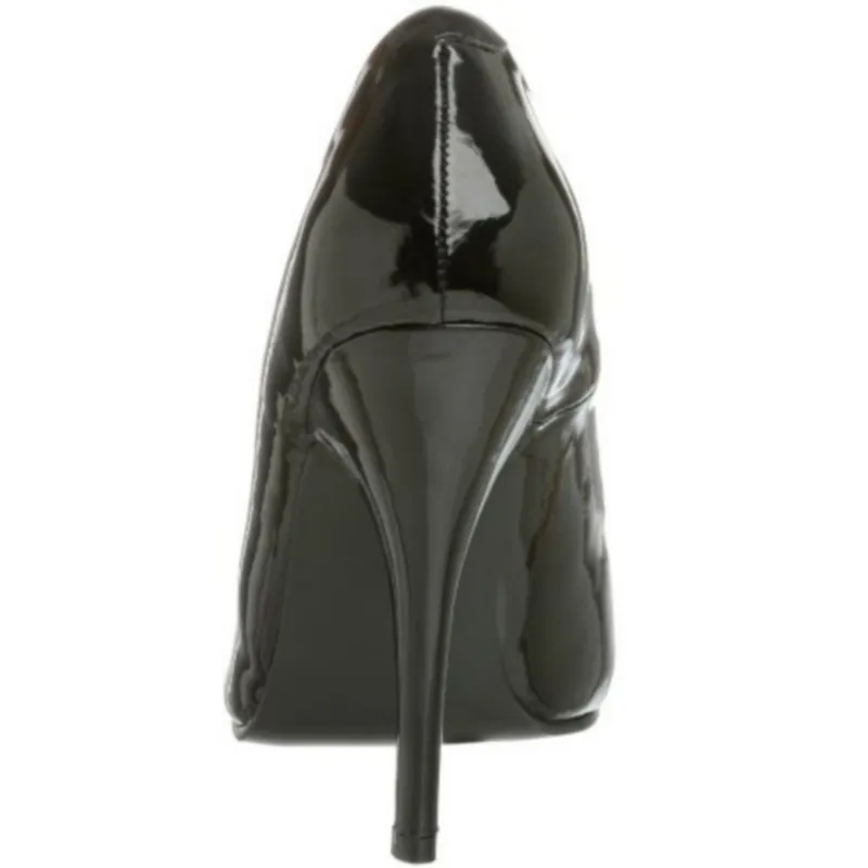 Escarpins noirs vernis talon aiguille