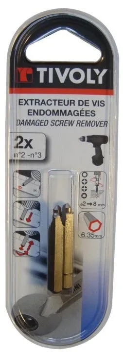 Extracteur de vis endommagées TIVOLY