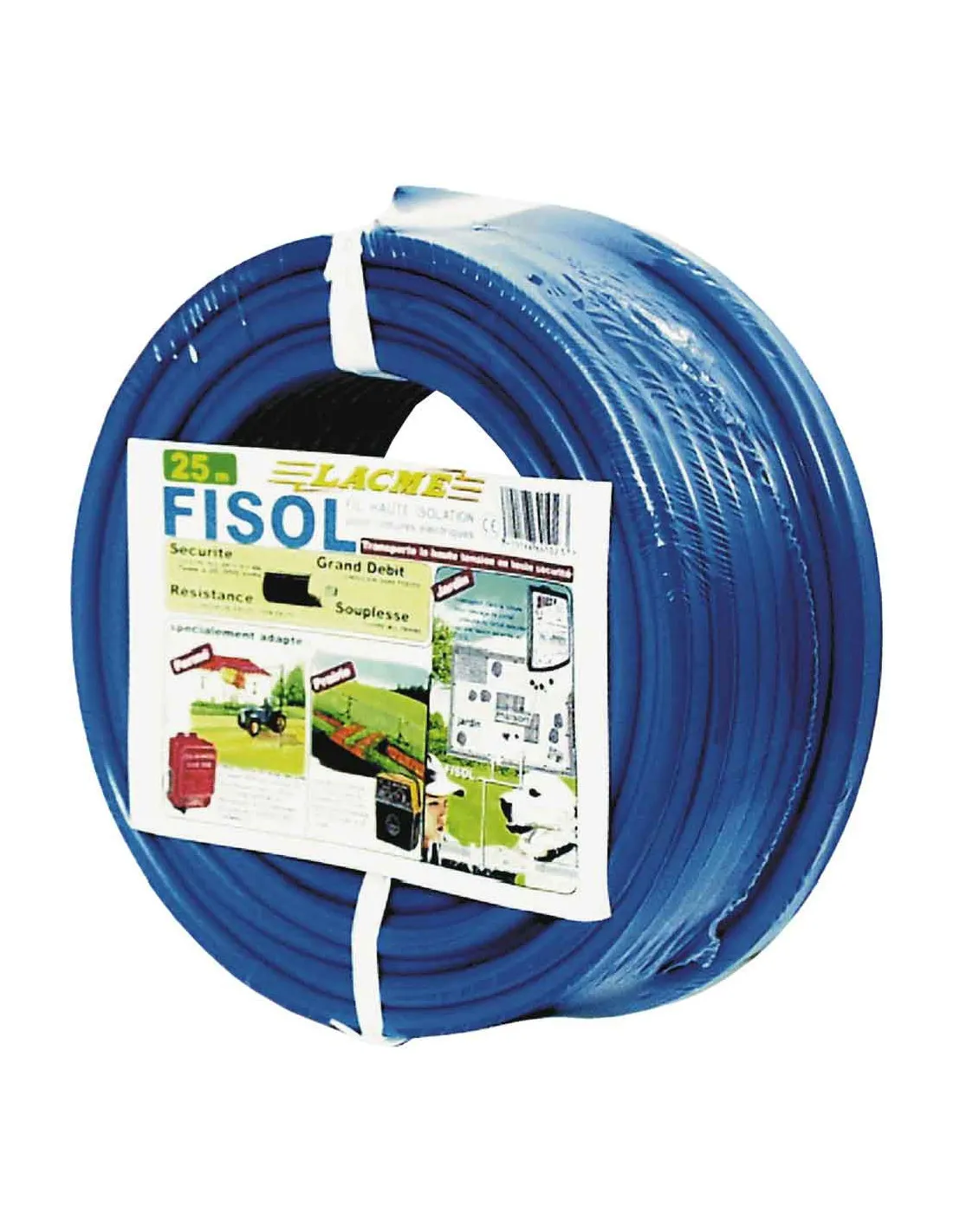 fil fisol 25m, sécurité, grand débit, résistance, souplesse. - 1604254102