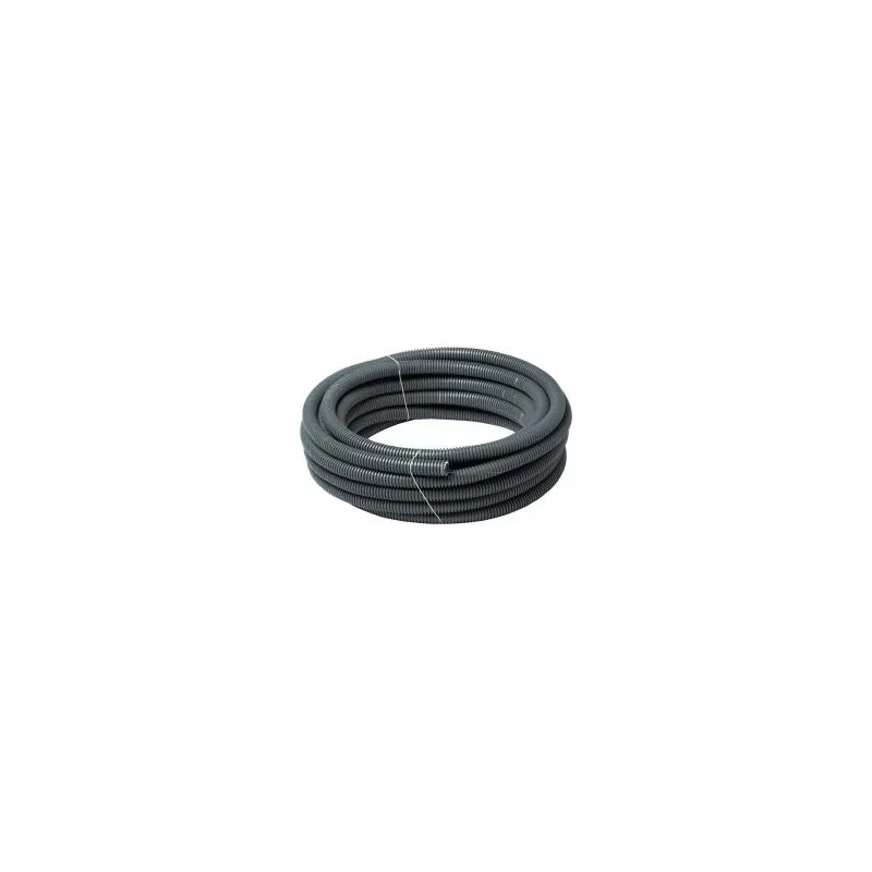 Gaine ict gris annelée avec tire fil de 16