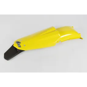 Garde boue arrière enduro - Jaune - UFO CR/WR 2005-11 TC/TE 2005-07 sauf 125 CR/WR 2009-11