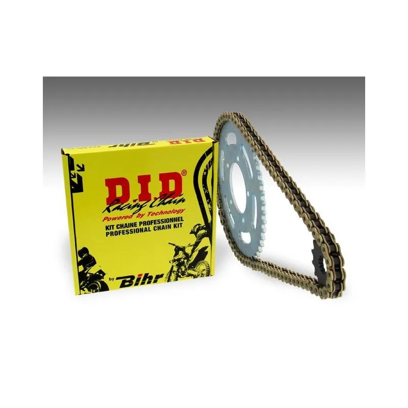 Kit chaîne DID/JT 520ERT3 14/44 super renforcé - couronne standard