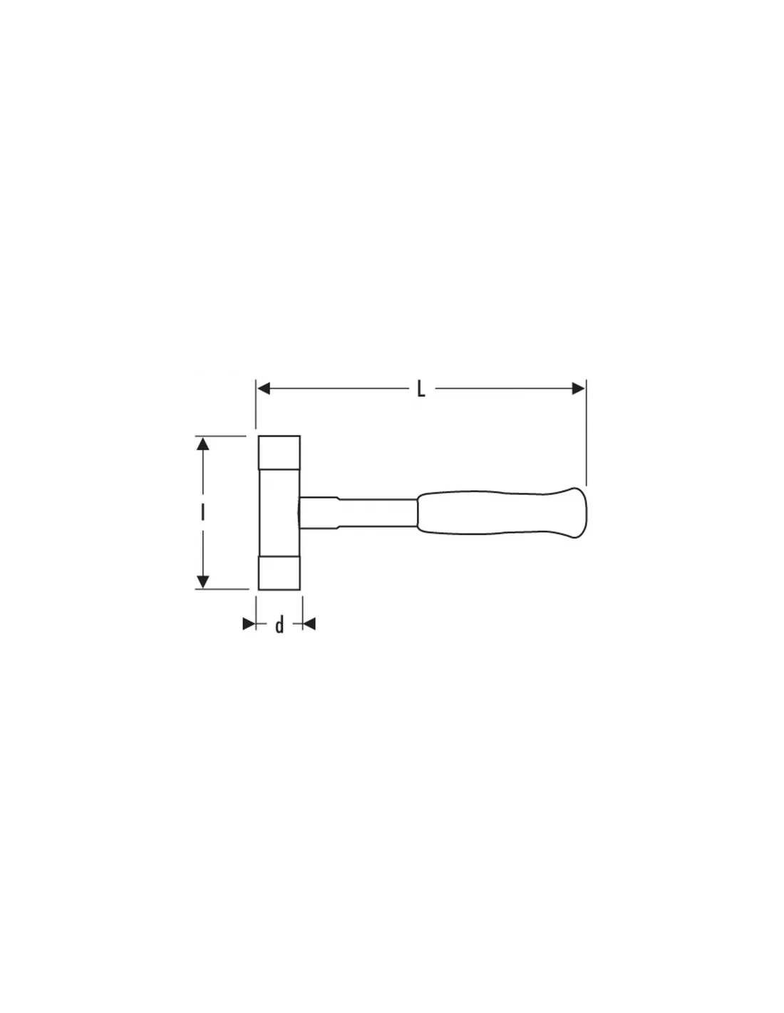 Maillets sans rebond 1000G | E150116 - Expert By Facom
