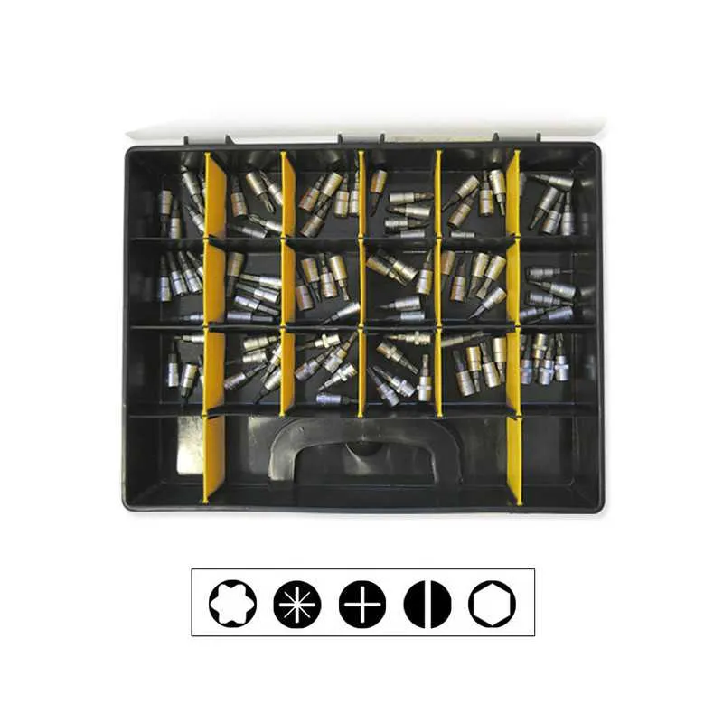 MALETTE DOUILLES DE TOURNEVIS DE 1/4"