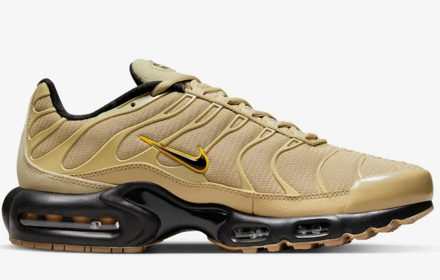 Nike Air Max Plus Gold Black Gum