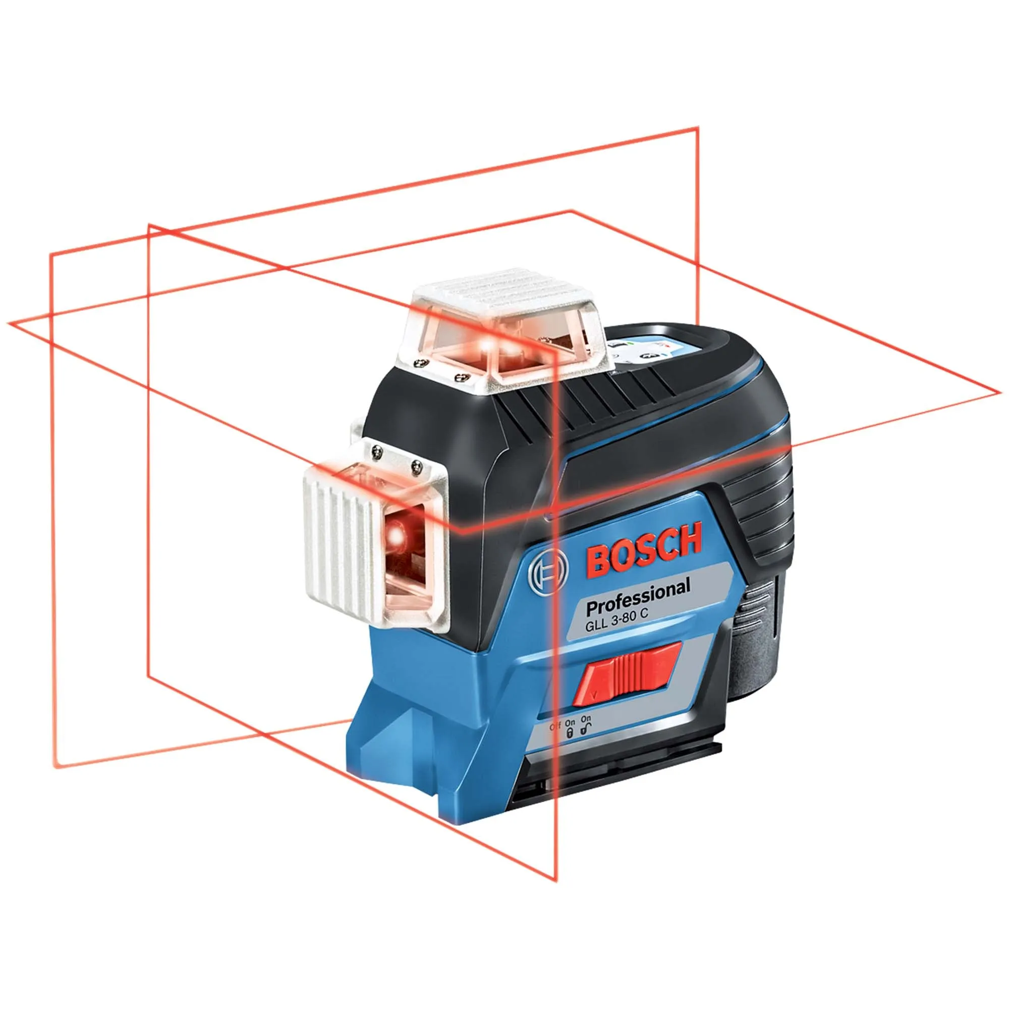 Niveau laser Bosch GLL 3-80 C avec récepteur