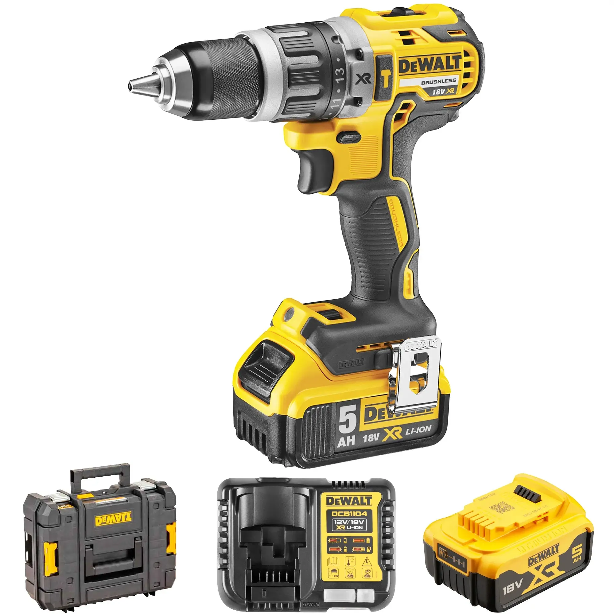 Perceuse-visseuse à percussion Dewalt DCD796P2-QW 18V 5Ah