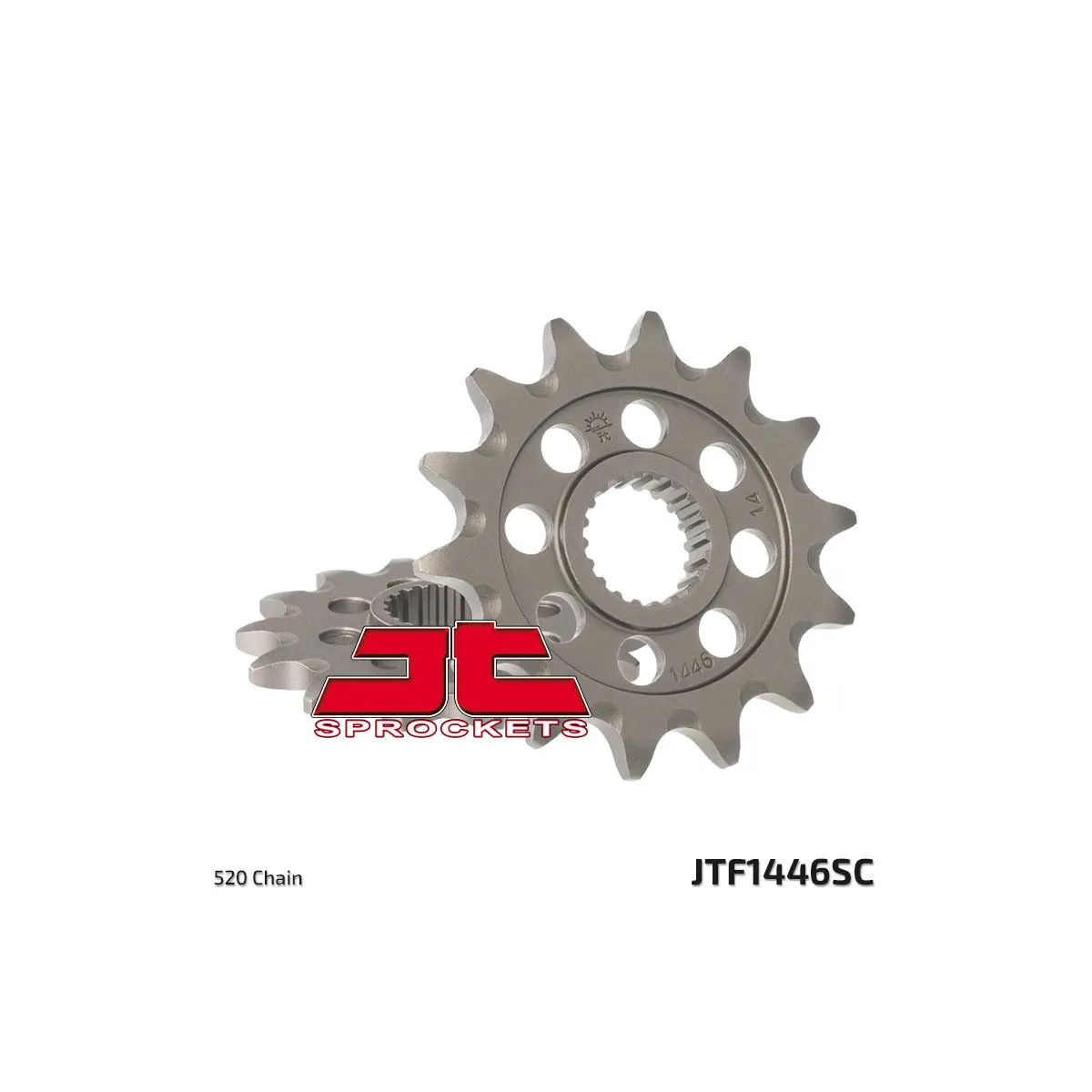 Pignon acier anti-boue JT - Pas 520 - KAWASAKI 250 KX F 2006-2015