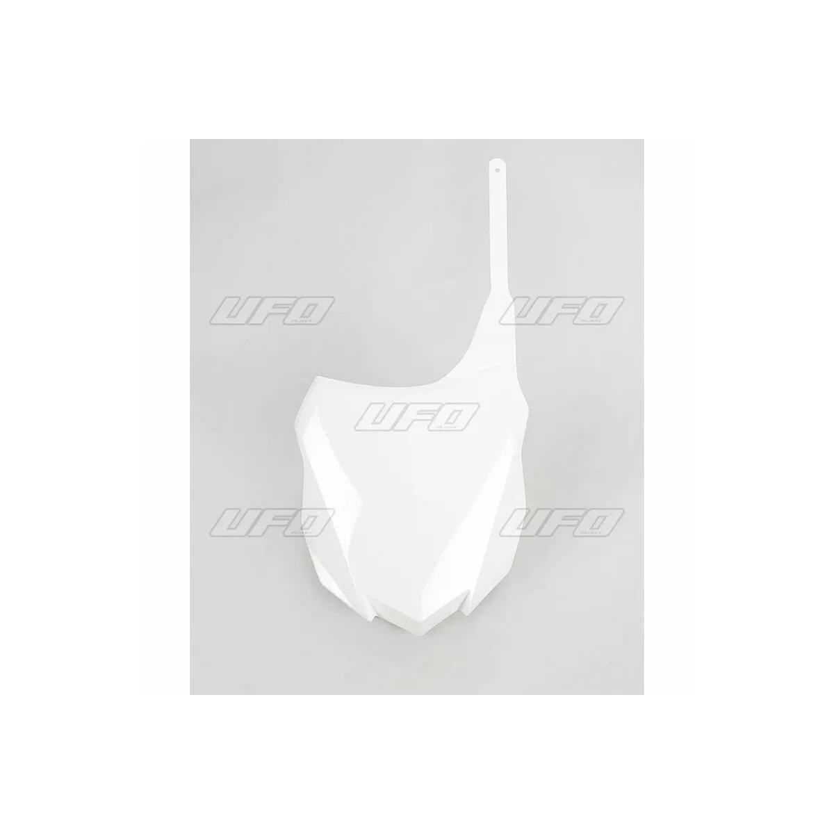 Plaque avant - Blanc - UFO Kawasaki 250 KXF 2013-2016 / 450 KXF 2013-2015