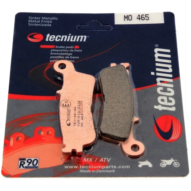 Plaquettes de frein TECNIUM MX/Quad métal fritté - MO465 - piecemotoquad