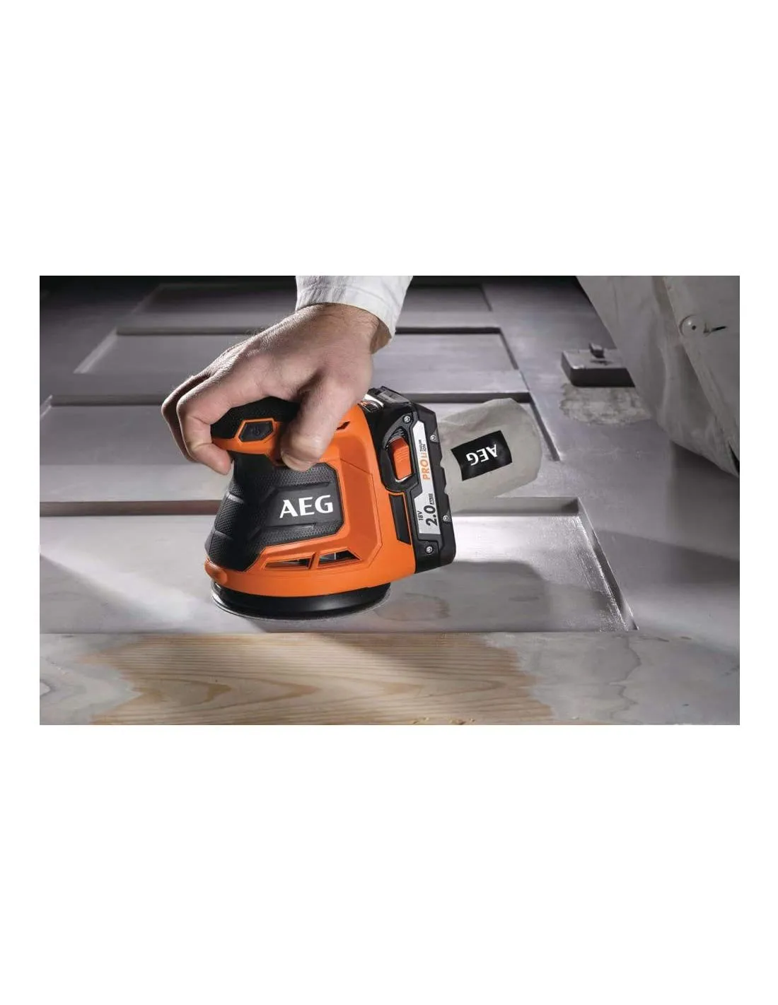 Ponceuse excentrique AEG 18V sans fil 125mm BEX18-125-0 | Jo-Tools