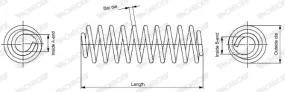 Ressort de suspension MONROE SP4006 