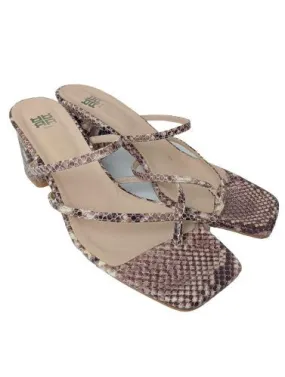 Riani Sandales à talon haut motif animal style décontracté