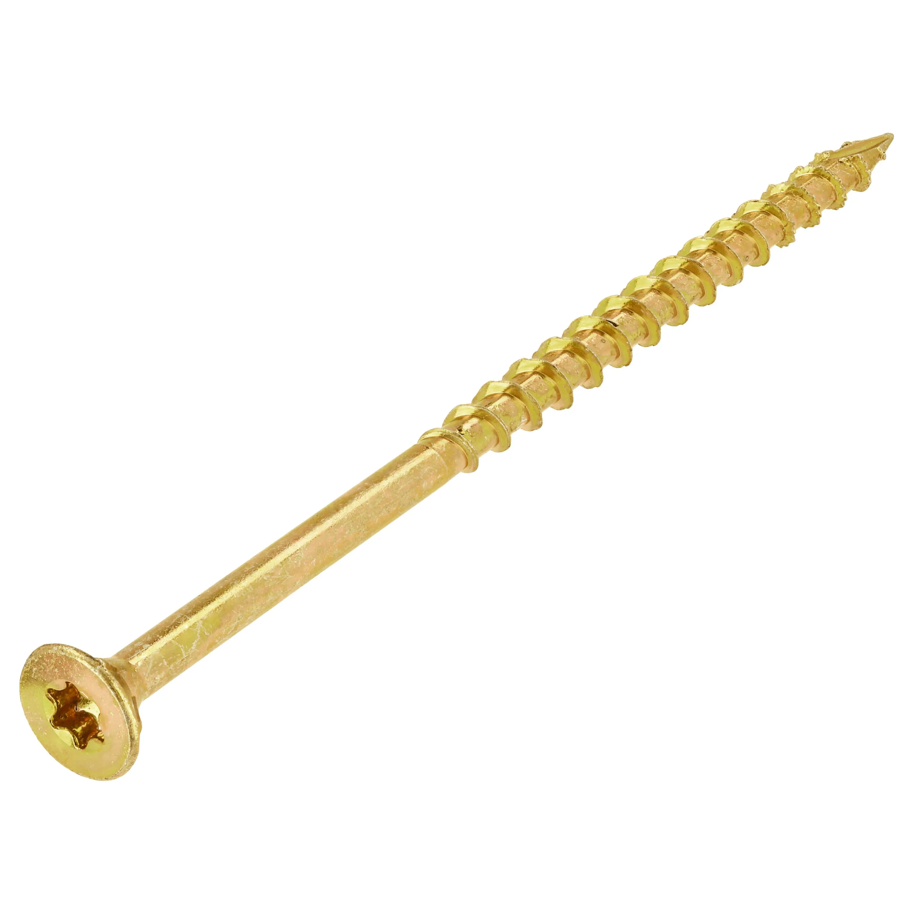 Vis bois Ø6xL120mm passivée jaune T30 x80 pcs
