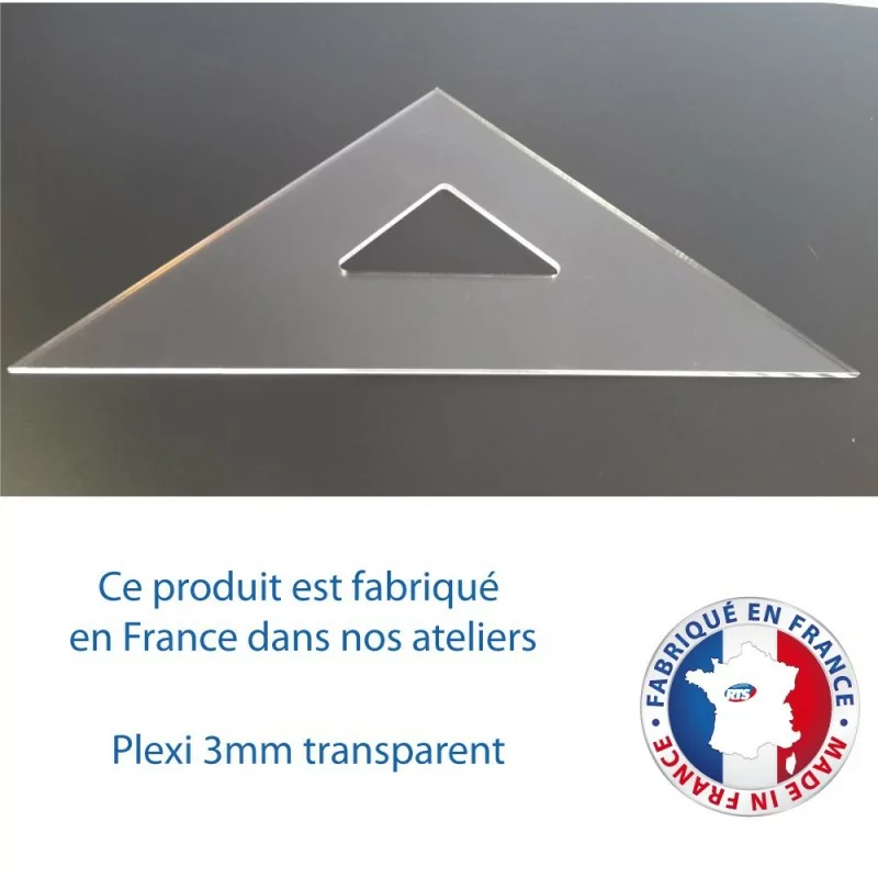 Équerre 45 ° degrés 40cm x 40cm
